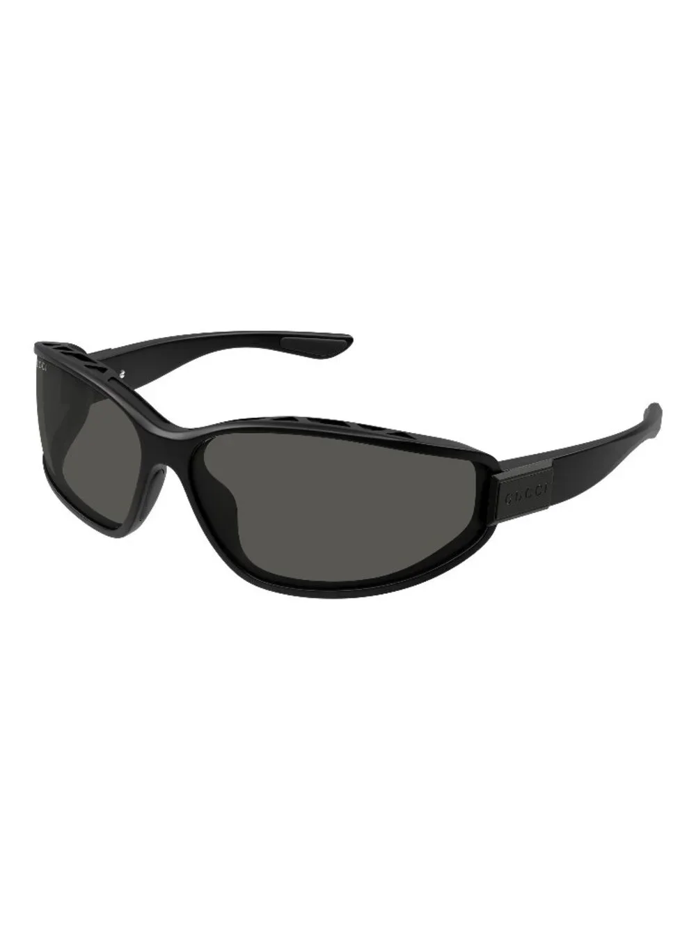 New Gucci Men's Sunglasses Black Grey Lens Injected Frame GG2011S 001 73